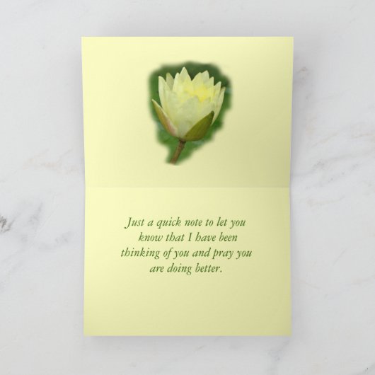 YellowWaterLily-カスタマイズ カード (内部)