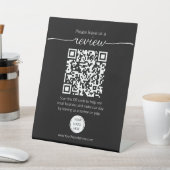 YELPレビュー依頼QRコード 台座サイン (インサイチュ)