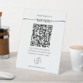 YELPレビューQRコード 台座サイン (インサイチュ)