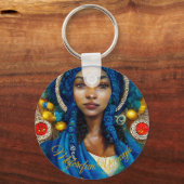 Yemayaのイメージを持つキーチェーン キーホルダー (正面)