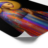 Yemaya Godddess of Love Protection Healingポートレート ポスター (角)