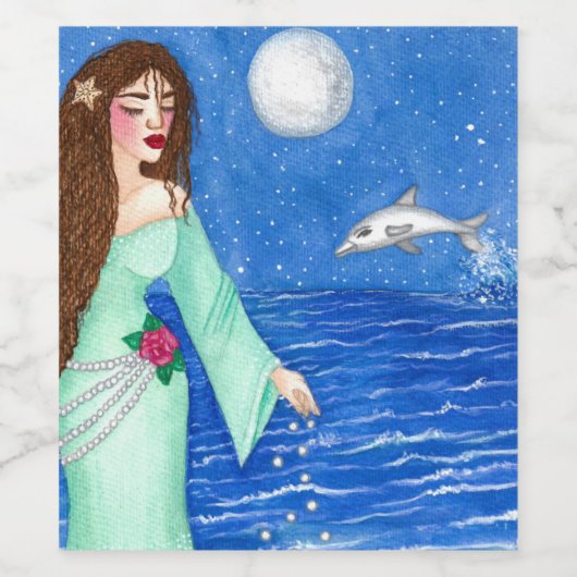 Yemaya, Goddess of the Sea ワインラベル (シングルラベル)