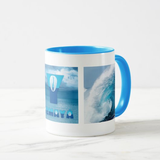 Yemaya mug TwoTone マグカップ (正面右)