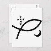 Yemaya Veve in Black ポストカード (正面/裏面)