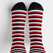 Yemen Socks, patriotic Yemeni Flag fashion ソックス (上部)