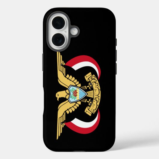 Yemeni  coat of arms Case-Mate iPhoneケース (裏面)