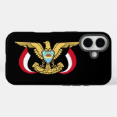 Yemeni  coat of arms Case-Mate iPhoneケース (裏面 (横))