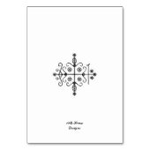 Yemojaのテーブルカード テーブルナンバー (裏面)