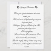 Yemoja:女神の祭壇の瞑想カード (裏面)