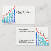 Yen Currency Growth Chart 名刺 (正面/裏面)