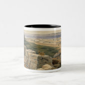 Yenikaleの海峡、「戦争Iの座席からのプレート ツートーンマグカップ (中央)