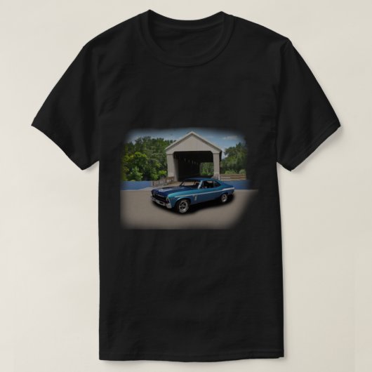 Yenko Nova 1969 Chevy Yenko Novaのカバーのバー Tシャツ (デザイン正面)