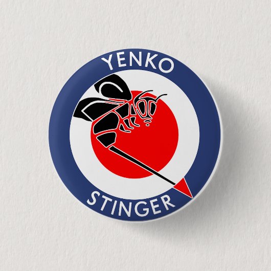Yenko Stinger ビンテージ デザイン 缶バッジ (正面)