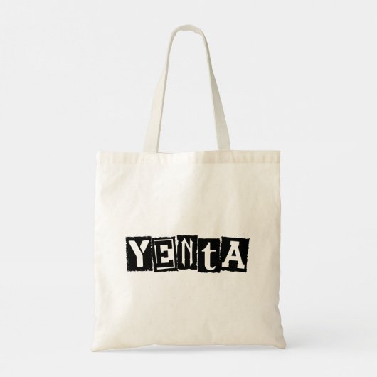 Yenta Yiddish Humor トートバッグ (裏面)