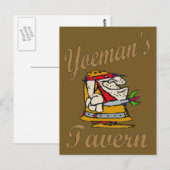 Yeoman's Tavern, Dart Player ポストカード (正面/裏面)