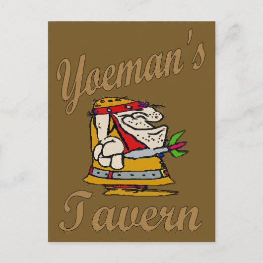 Yeoman's Tavern, Dart Player ポストカード (正面)