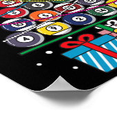 Yeoys Sports And Activity Gifts Billiard Ll Xmas T ポスター (角)