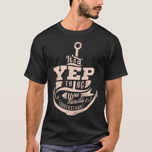 YEPの場合は、理解できない Tシャツ (正面)