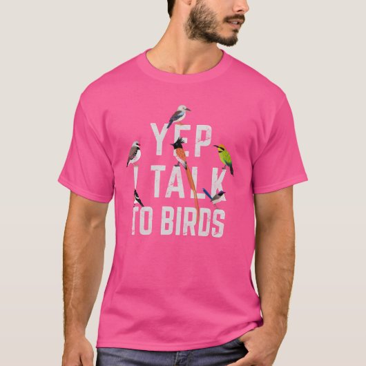 Yep Ialko Birds Funny Bird Lovers Cool Bird Wa fun Tシャツ (正面)