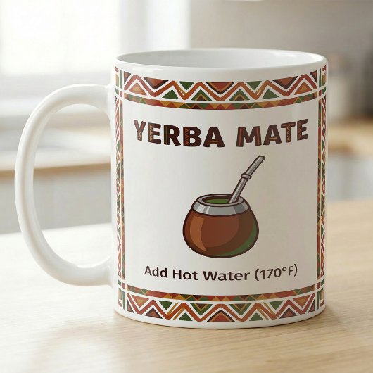 Yerba Mate 170°F Tea Recipe Guide コーヒーマグカップ