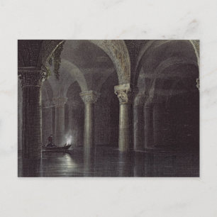 Yere Batan Serai (The Cisterns)イスタンブール、彫刻 ポストカード