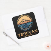 Yerevan Armenia スクエアシール (封筒)