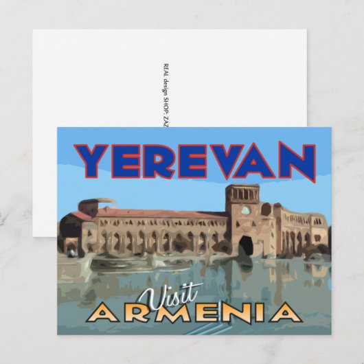 Yerevan, Visit Armeniaはがき ポストカード (正面/裏面)