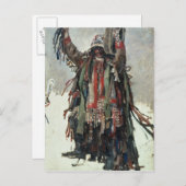Yermakのためのシャーマンのスケッチ ポストカード (正面/裏面)