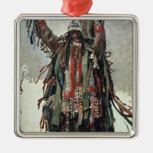 Yermakのためのシャーマンのスケッチ メタルオーナメント (正面)