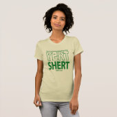 YERTSHERTgreen Tシャツ (正面フル)