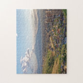 Yervan,アルメニア山Araratを背景 ジグソーパズル (縦)