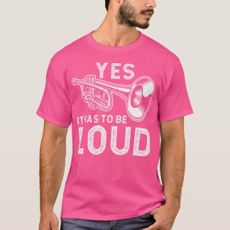 Yesあの大きなトランピーター真鍮ミュージシアでなければならない Tシャツ