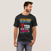 Yesいつ家に帰るか分からないハイキング Tシャツ (正面フル)