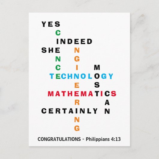 YESおめでとう卒業 ポストカード (正面)