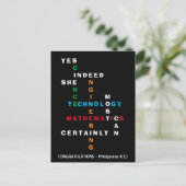 YESおめでとう ポストカード (スタンド正面)