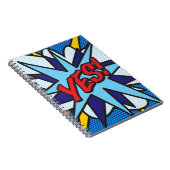 YESおもしろいレトロ漫画ブックアポップ・アートのート ノートブック (右側)