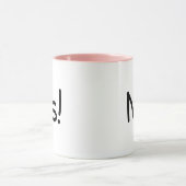 Yesかダメだ!決定ユーモアのあるコーヒーマグ マグカップ (中央)