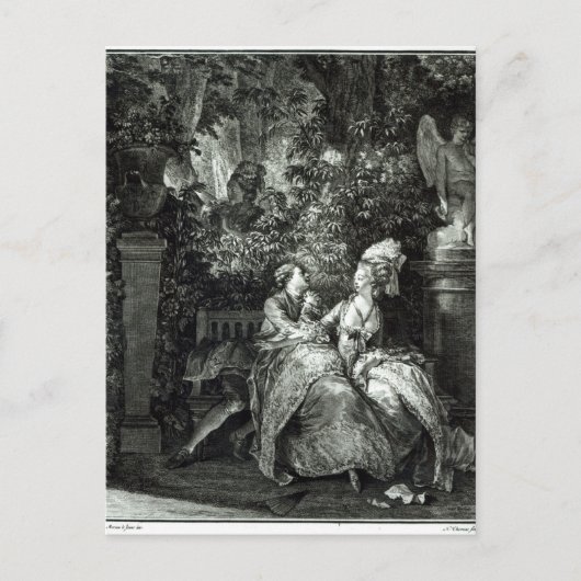 Yesかダメ？1781年、N.トーマス刻印 ポストカード (正面)