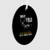 yesがラックマンの理由 オーナメント (正面)