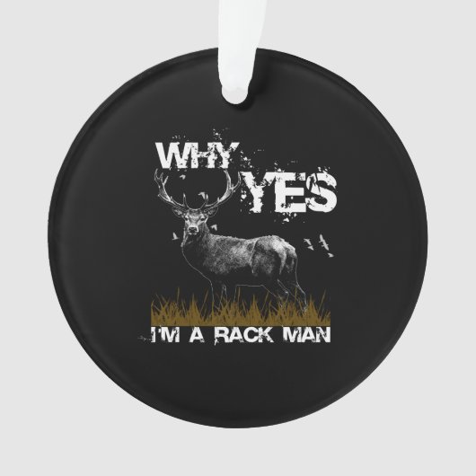 yesがラックマンの理由 オーナメント (正面)