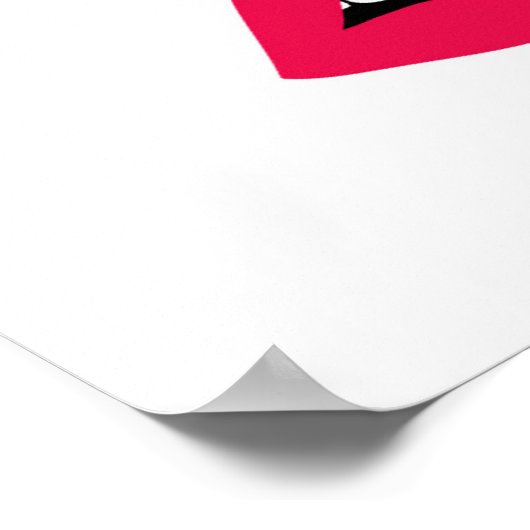 Yesが最初のメイクアップ |かわいいフレーズ ポスター (角)