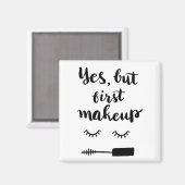 Yesが最初のメイクアップ マグネット (正面/裏面)