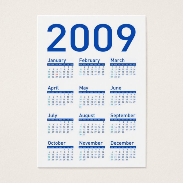 Yesが祝可能- Obama Pocket Calendar (正面)