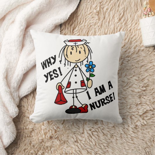 Yesが私ナースなぜであるか クッション (ブランケット)