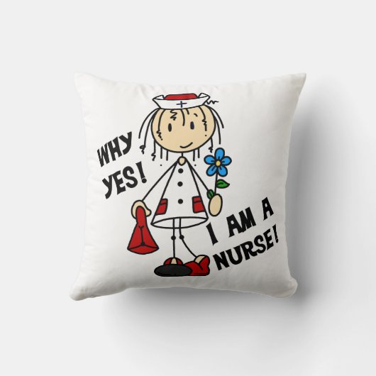 Yesが私ナースなぜであるか クッション (裏面)