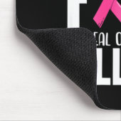 Yesこれらは偽の乳がん認知月P マウスパッド (コーナー)