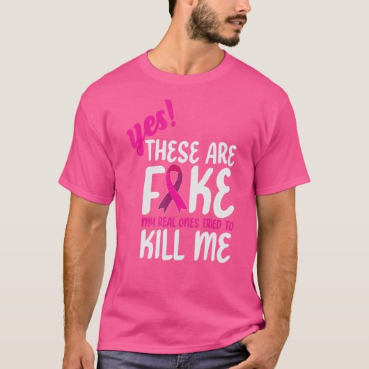 Yesこれらは私実在を殺そうとした偽のもの Tシャツ (正面)