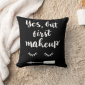 Yesしかし最初化粧 クッション (ブランケット)