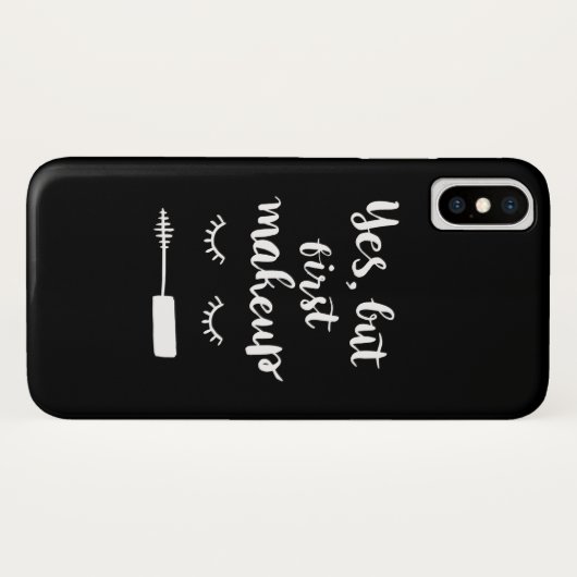 Yesしかし最初化粧 Case-Mate iPhoneケース (裏面(横))