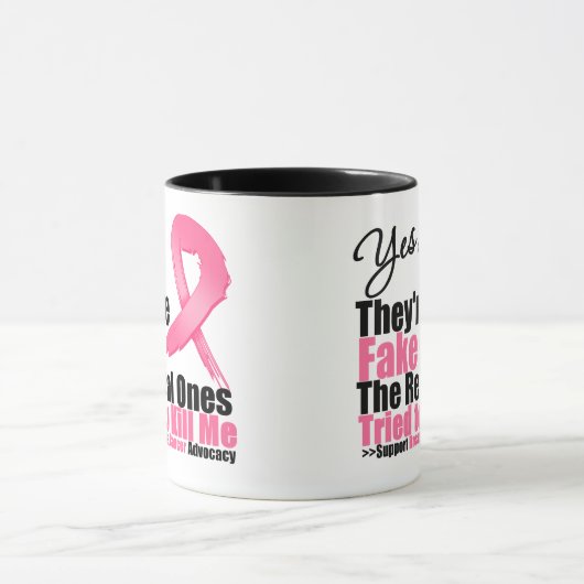 YESそれらはです偽造品….私の実質の物は私を殺すことを試みました マグカップ (中央)